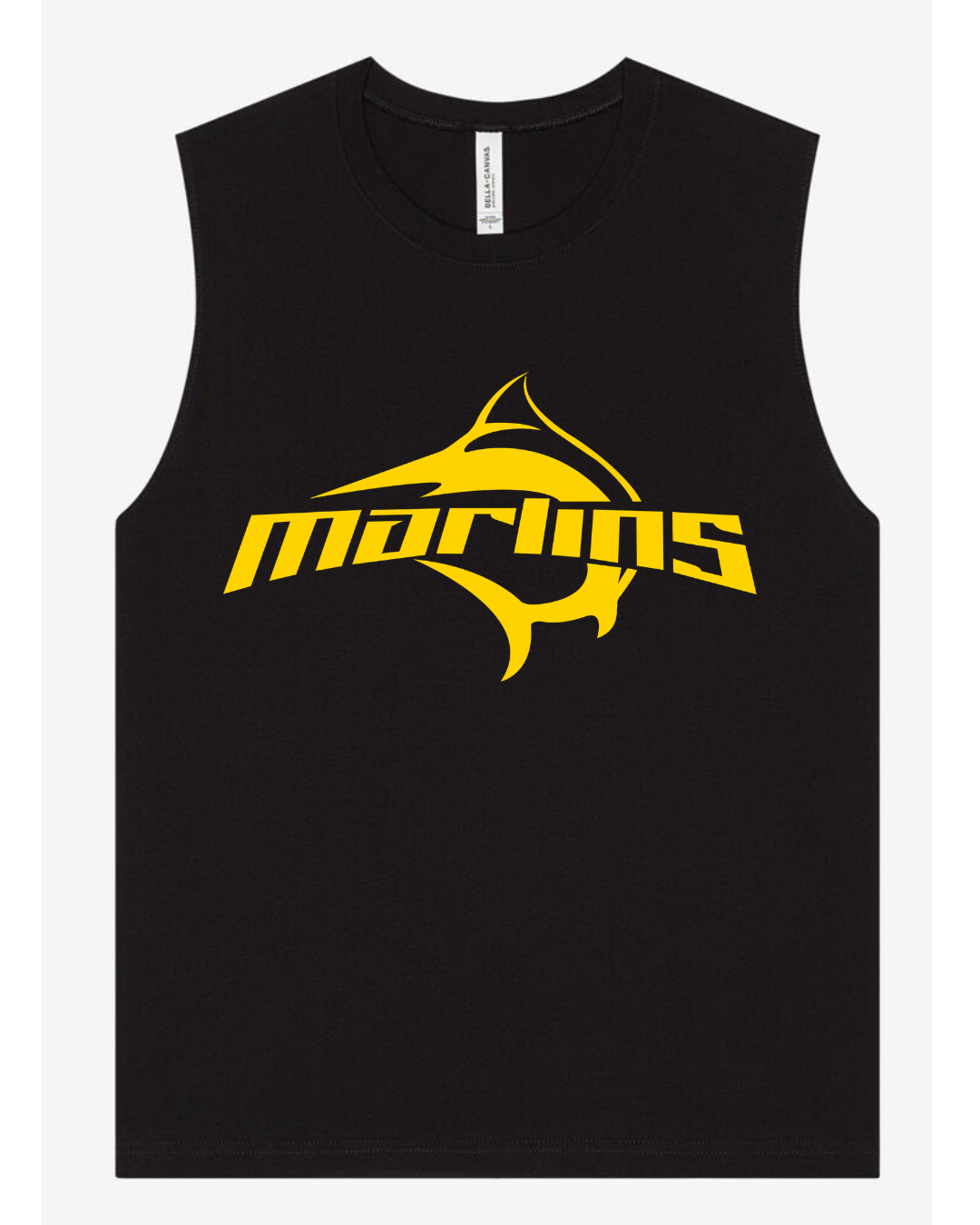 BC Marlins Logo Adult Unisex Muscle Tank top
