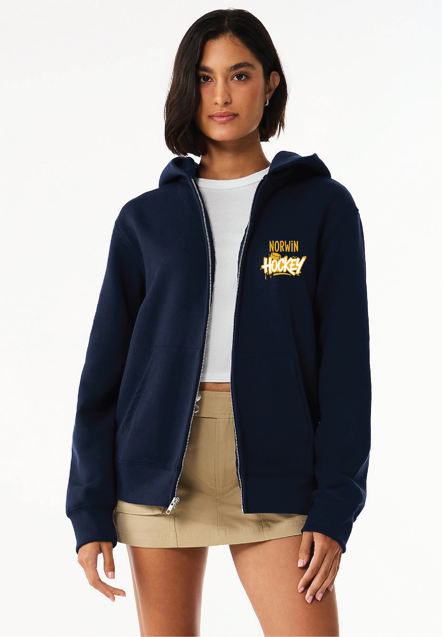 BC Norwin Hockey Drip Unisex 10oz Full Zip Hoodie
