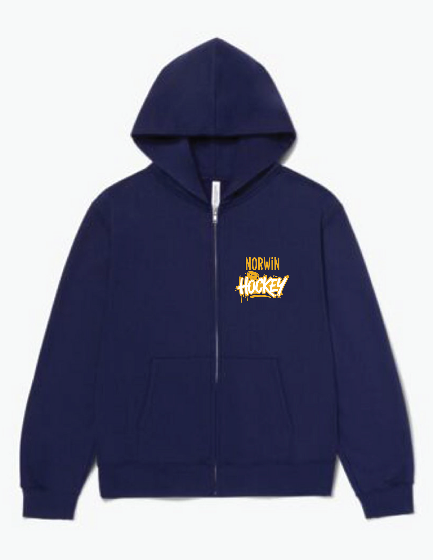 BC Norwin Hockey Drip Unisex 10oz Full Zip Hoodie