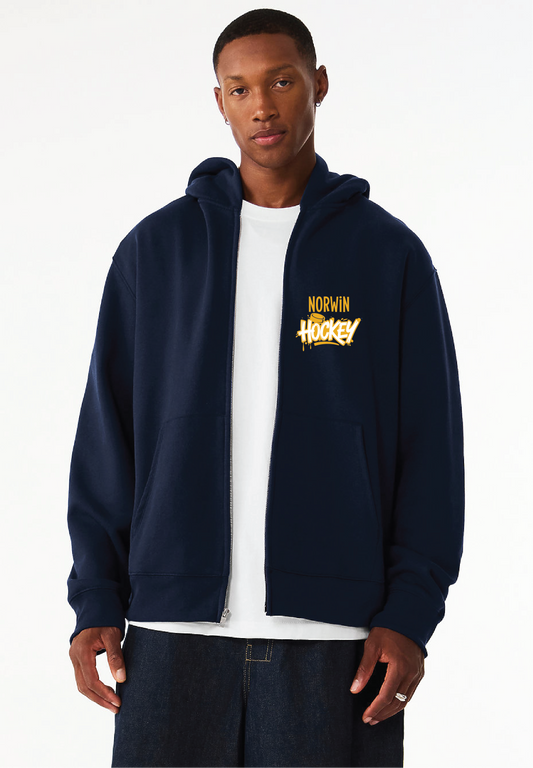 BC Norwin Hockey Drip Unisex 10oz Full Zip Hoodie
