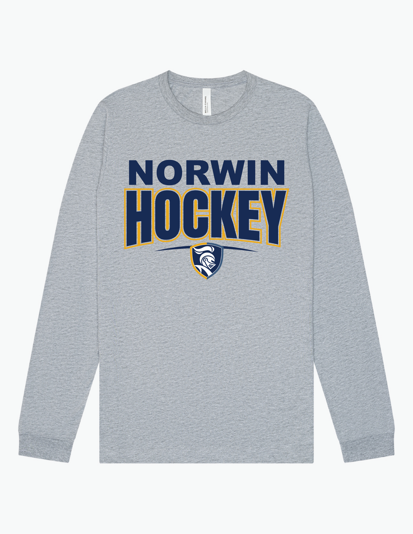 B.C  Norwin Hockey Small Shield Adult & Youth Long Sleeve Shirt