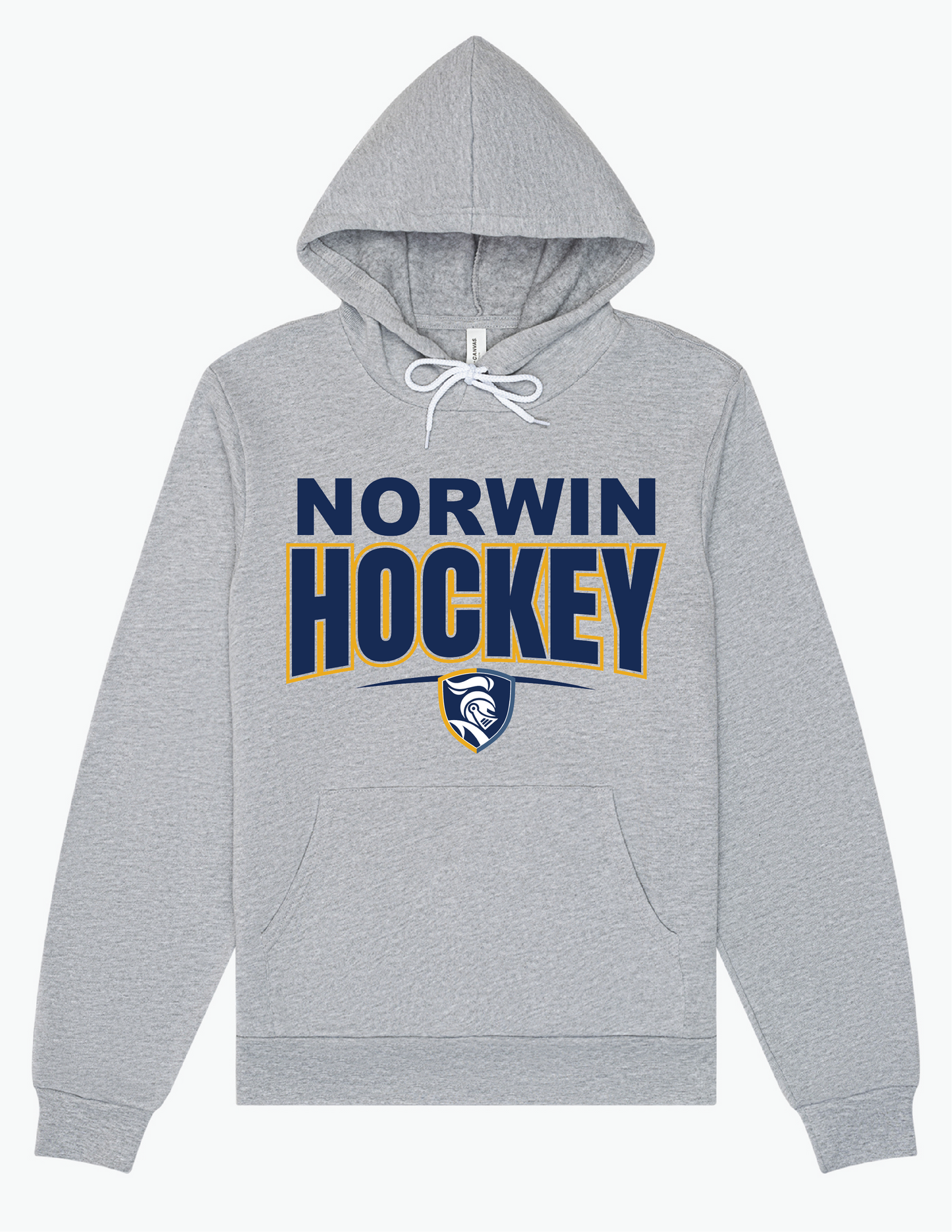 BC Norwin Hockey Small Shield Adult & Youth Fleece Hoodie