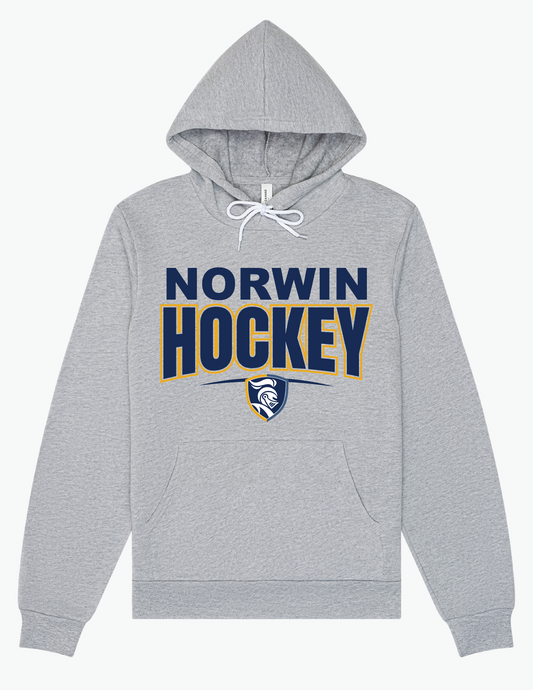 BC Norwin Hockey Small Shield Adult & Youth Fleece Hoodie