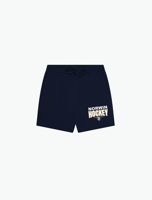 BC Norwin Hockey Small Shield Unisex Sponge Fleece Sweatshort with Pockets