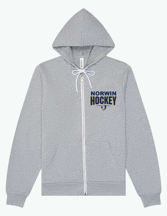 BC Norwin Hockey Small Shield Adult & Youth Fleece Full-Zip