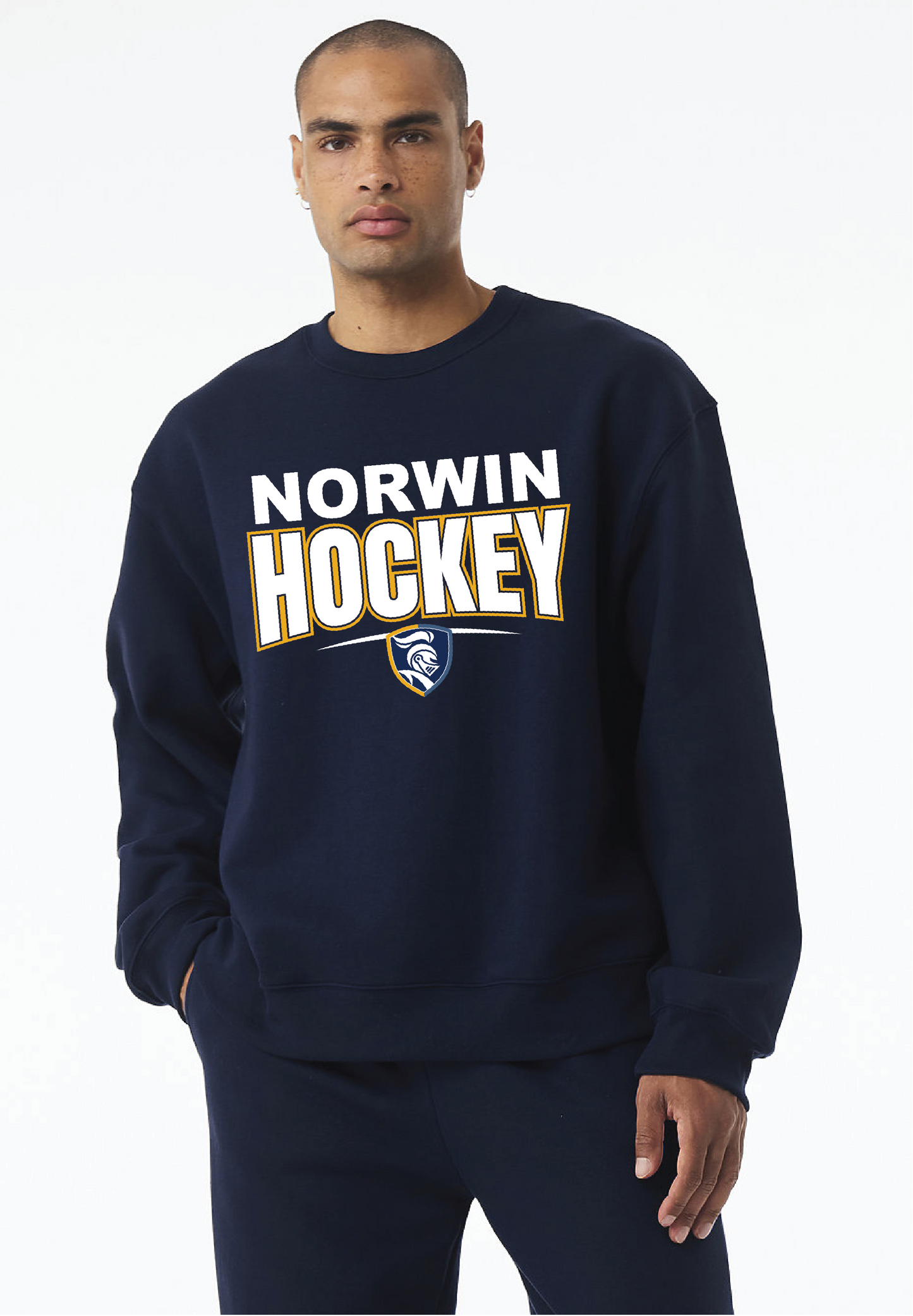 BC Norwin Hockey Small Shield Unisex 10oz Crewneck Sweatshirt