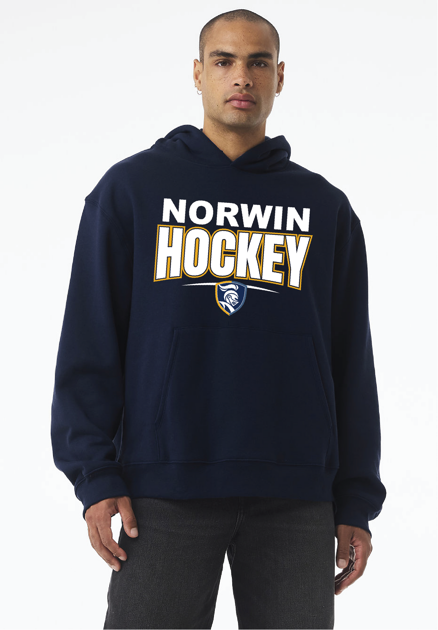BC Norwin Hockey Small Shield Unisex 10oz Hooded Pullover
