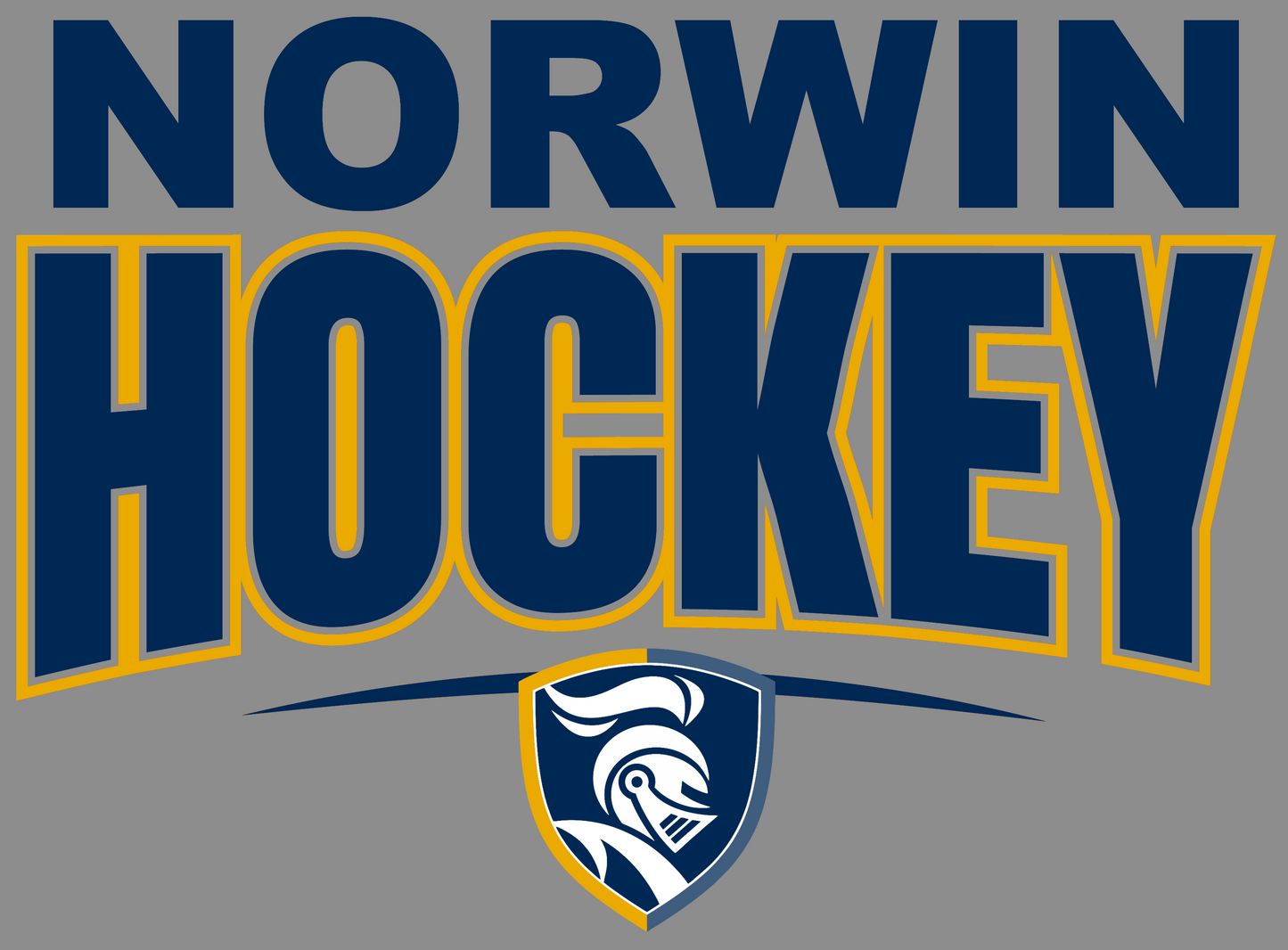 B.C  Norwin Hockey Small Shield Adult & Youth Long Sleeve Shirt