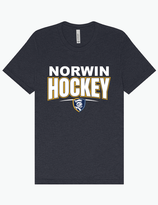 B.C  Norwin Hockey Small Shield Adult & Youth T-Shirt