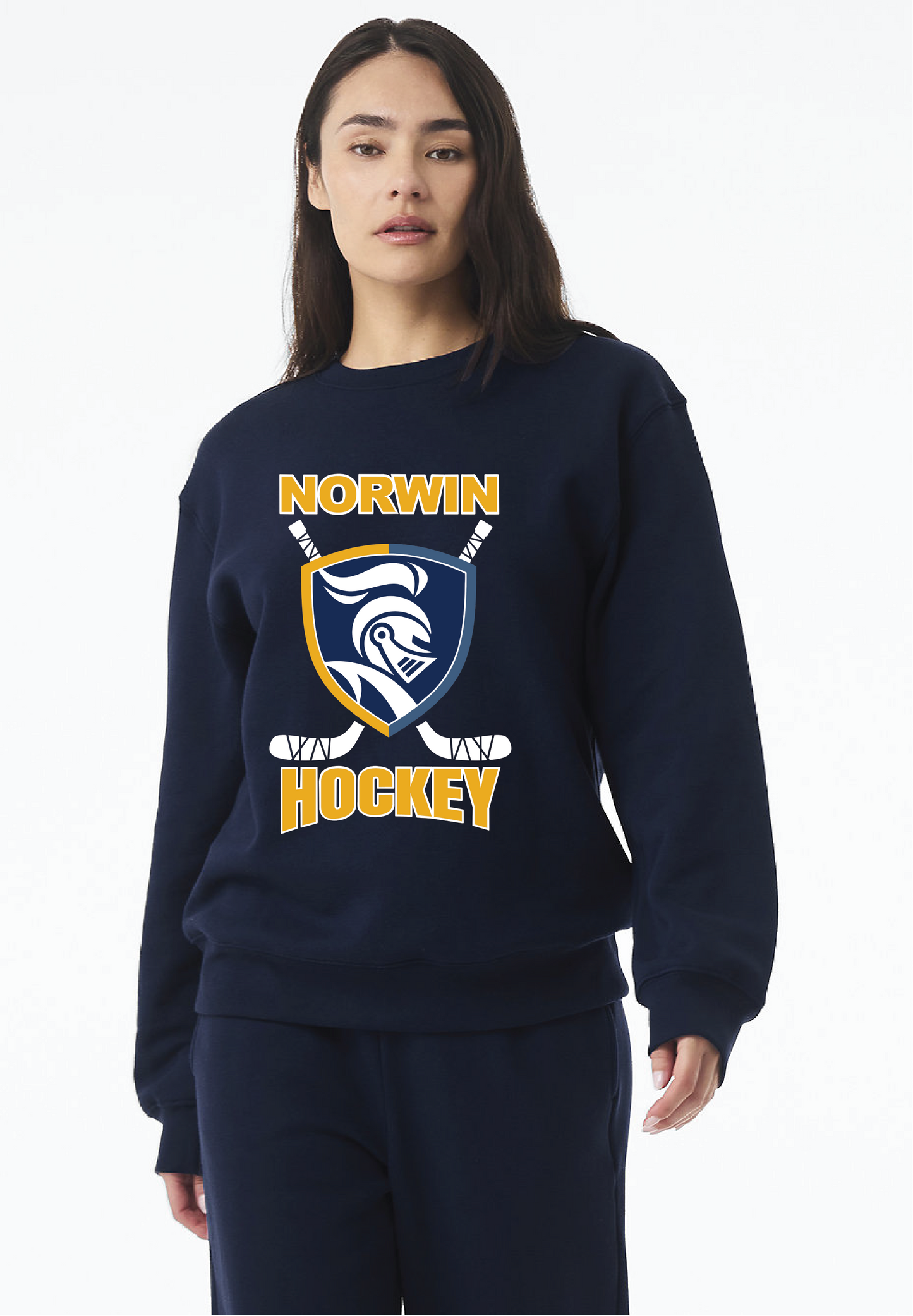 BC Norwin Hockey Sticks Unisex 10oz Crewneck Sweatshirt