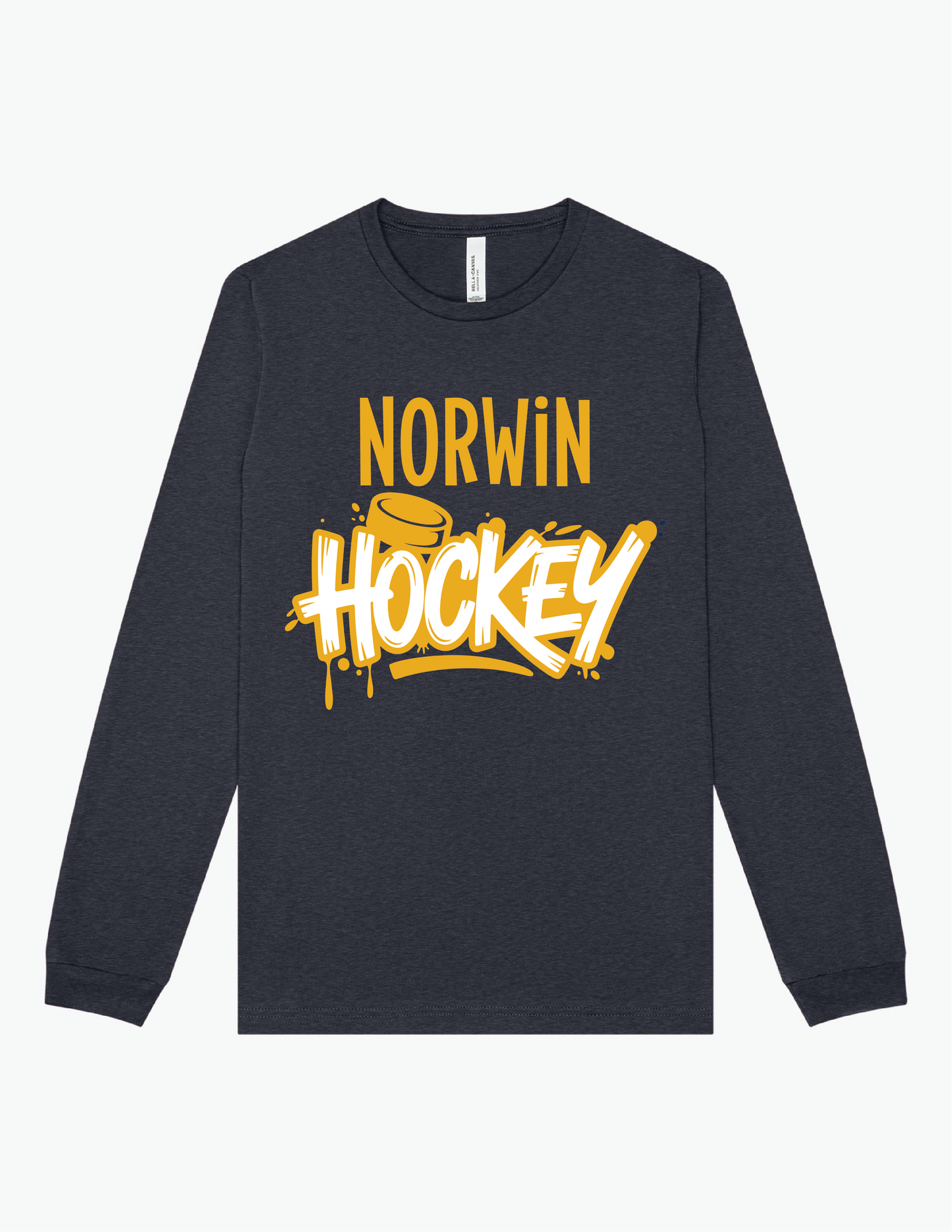 B.C  Norwin Hockey Drip Adult & Youth Long Sleeve Shirt