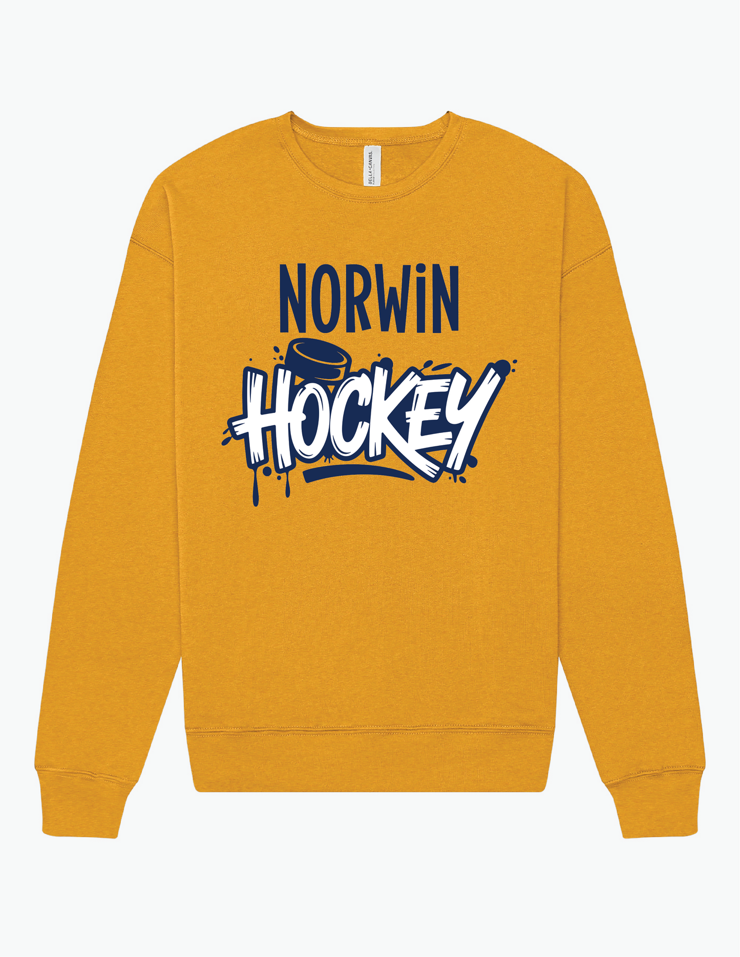 BC Norwin Hockey Drip Adult Fleece Crewneck Sweatshirt