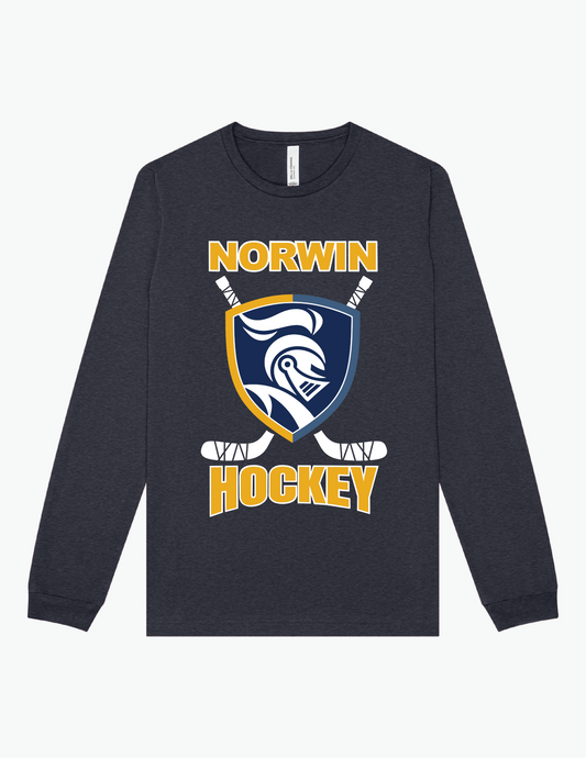 B.C  Norwin Hockey Sticks Adult & Youth Long Sleeve Shirt