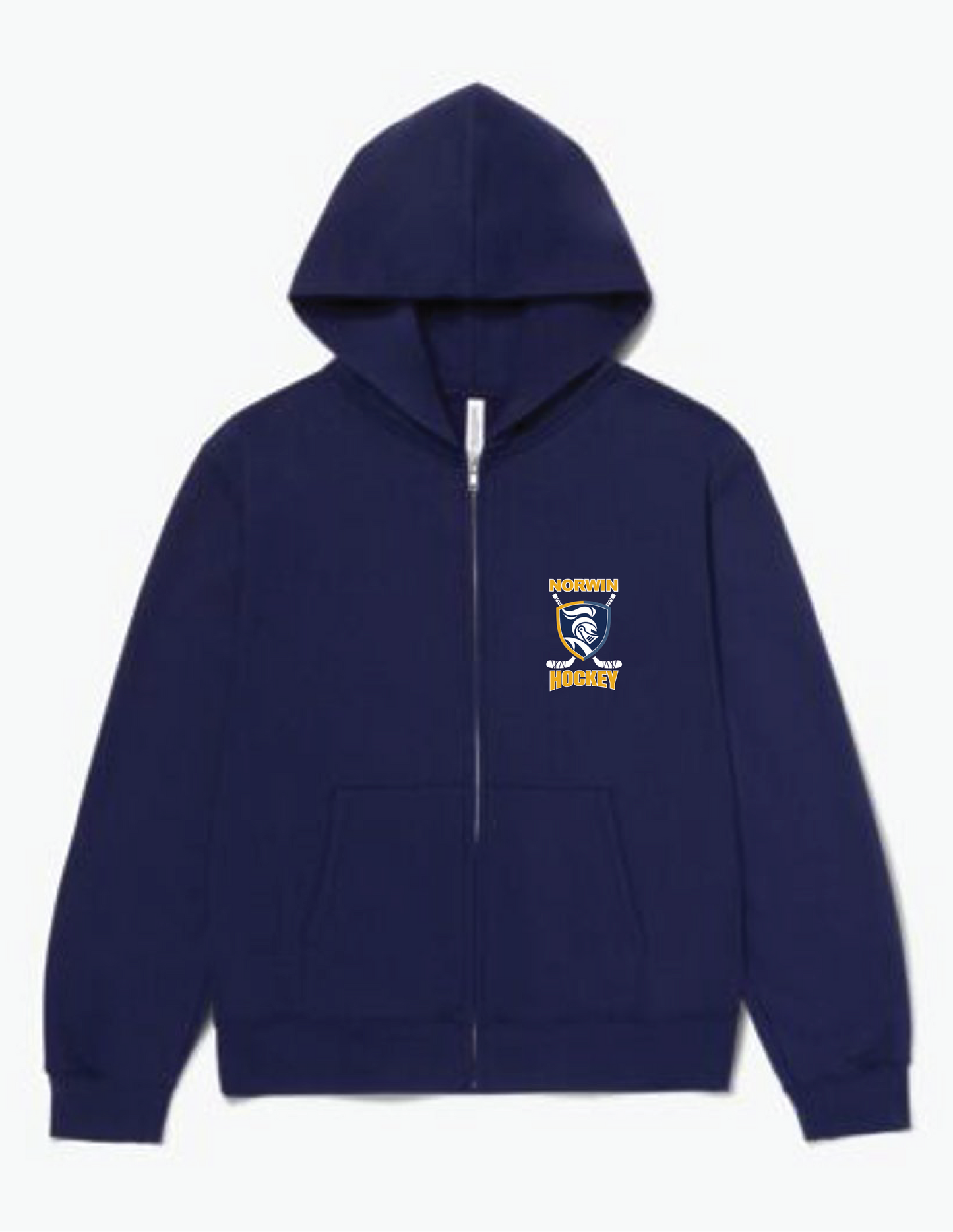 BC Norwin Hockey Sticks Unisex 10oz Full Zip Hoodie