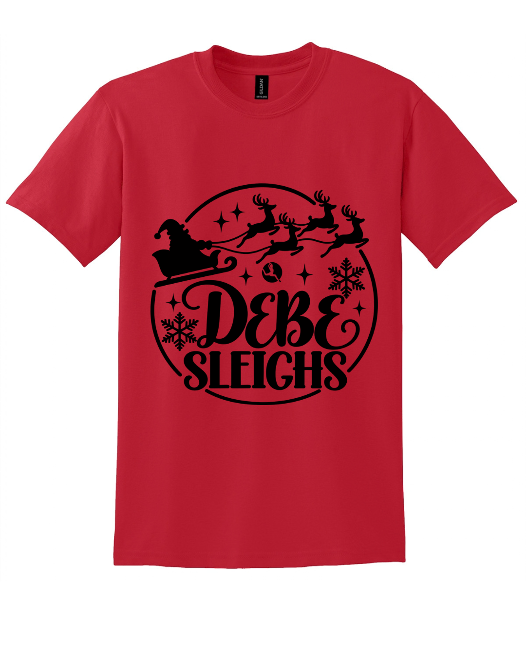 DEBE Sleighs Design Gildan Shirt (Adult & Youth)
