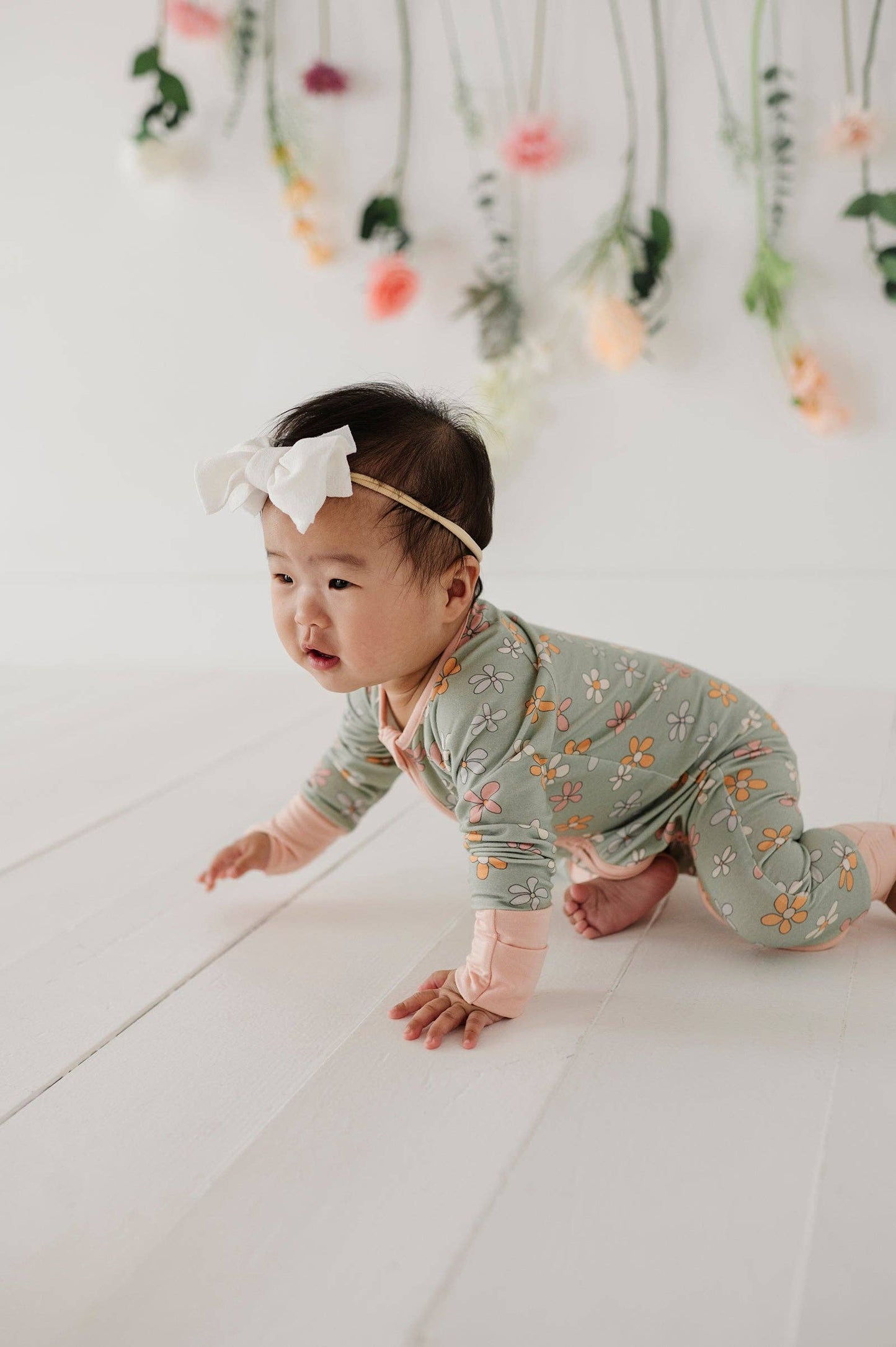 Long Sleeve Zip Romper