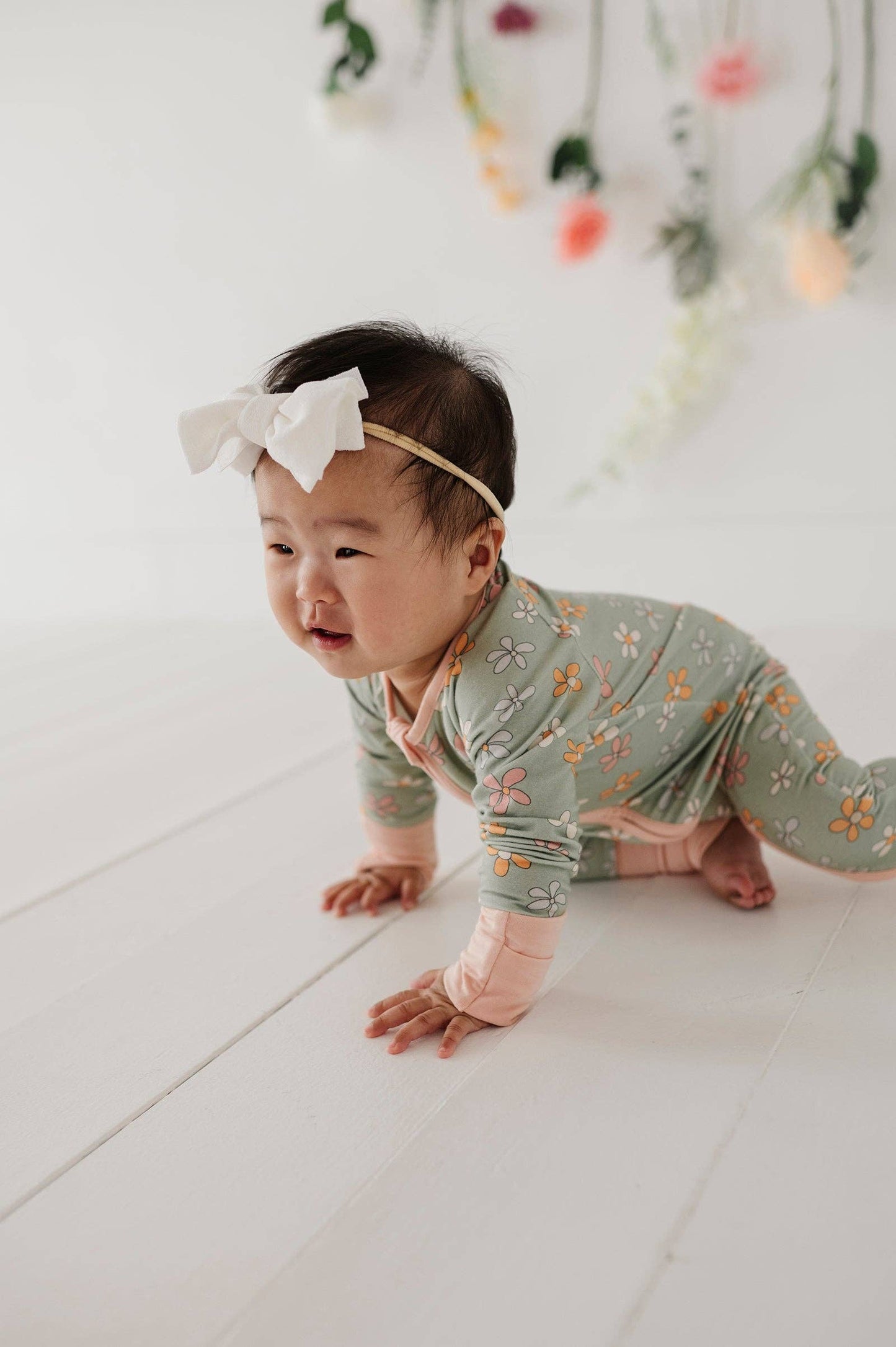 Long Sleeve Zip Romper