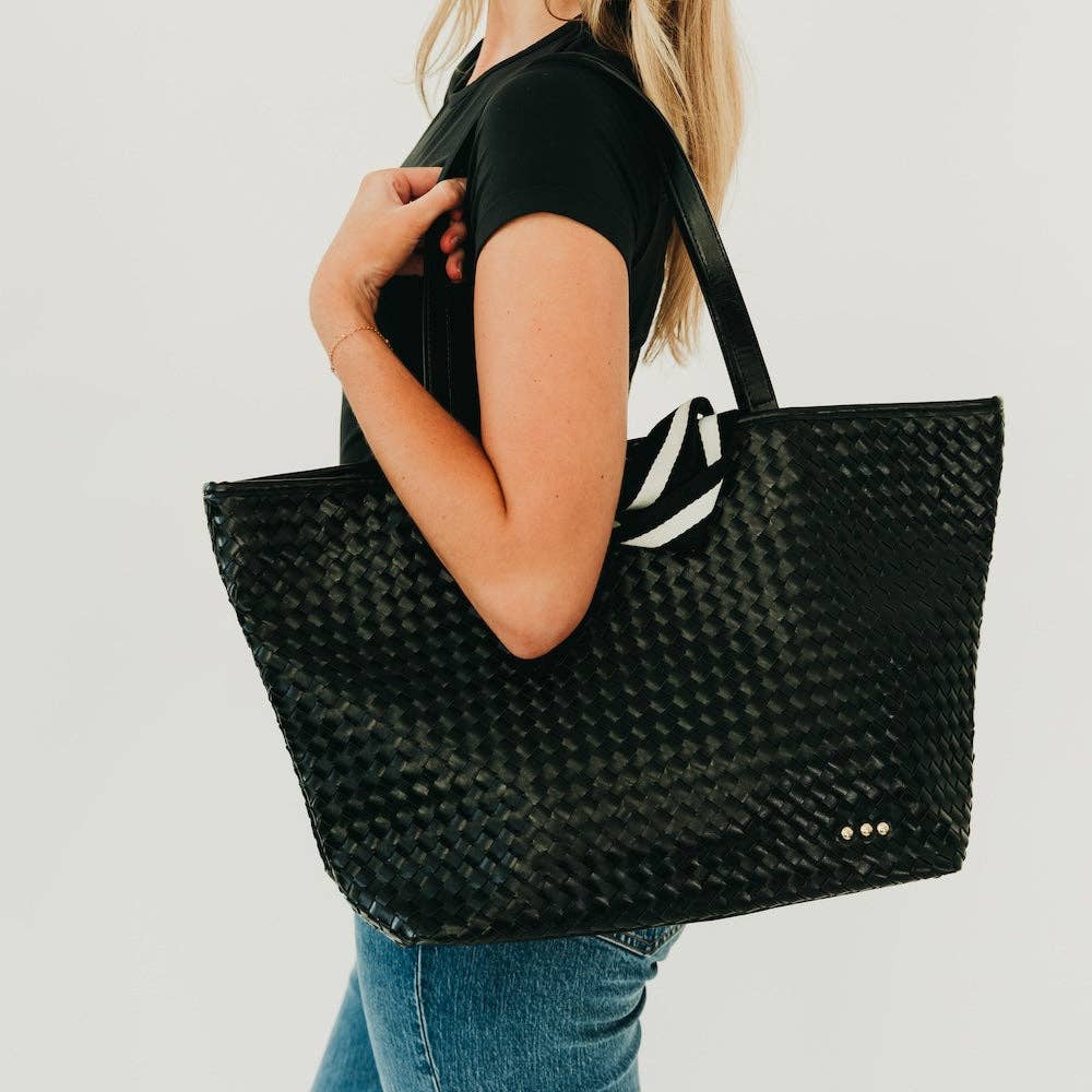 Woven Tiffany Organizer Tote Bag