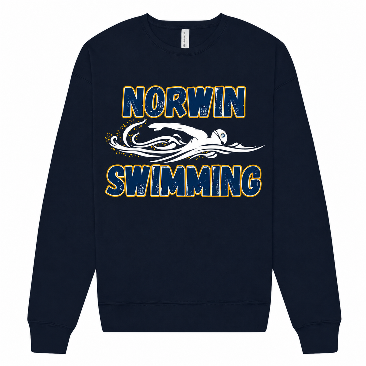 BC Fleece Crewneck Knights Swimmer Adult — navy