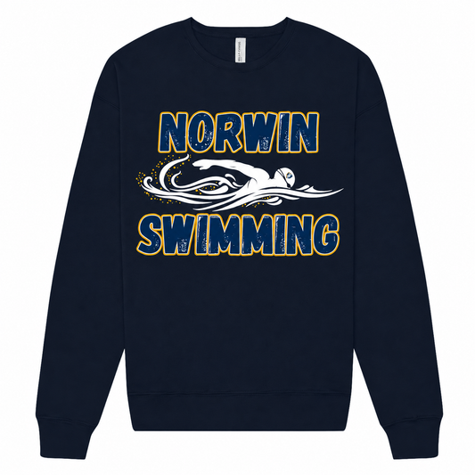 BC Fleece Crewneck Knights Swimmer Adult — navy