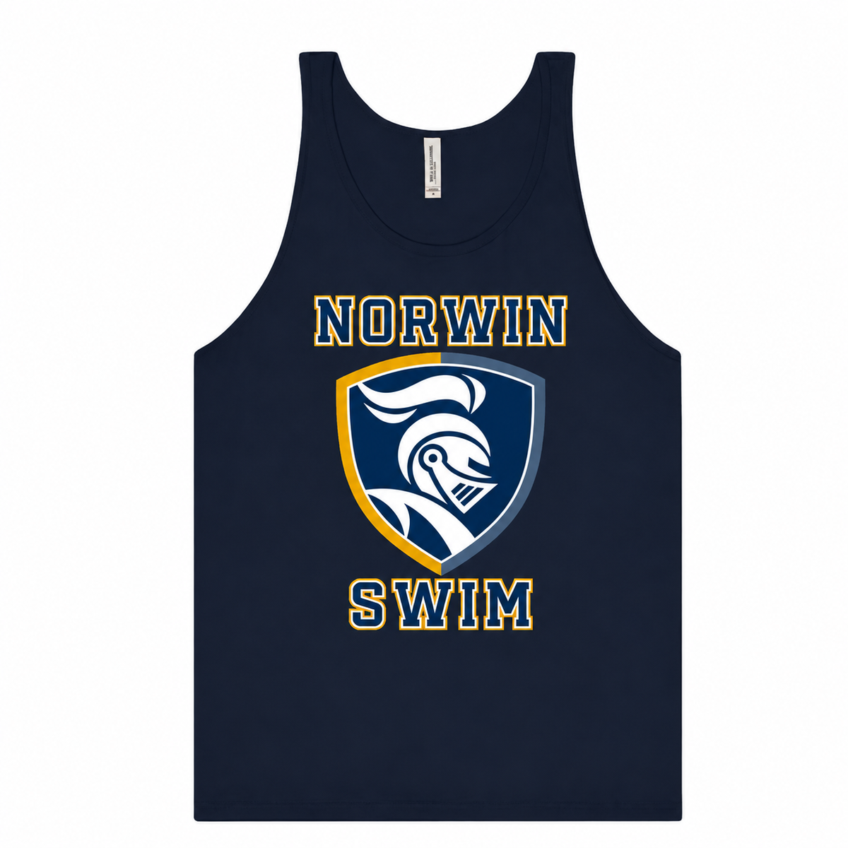 BC Jersey Tank top Knights Shield Swim Adult — navy