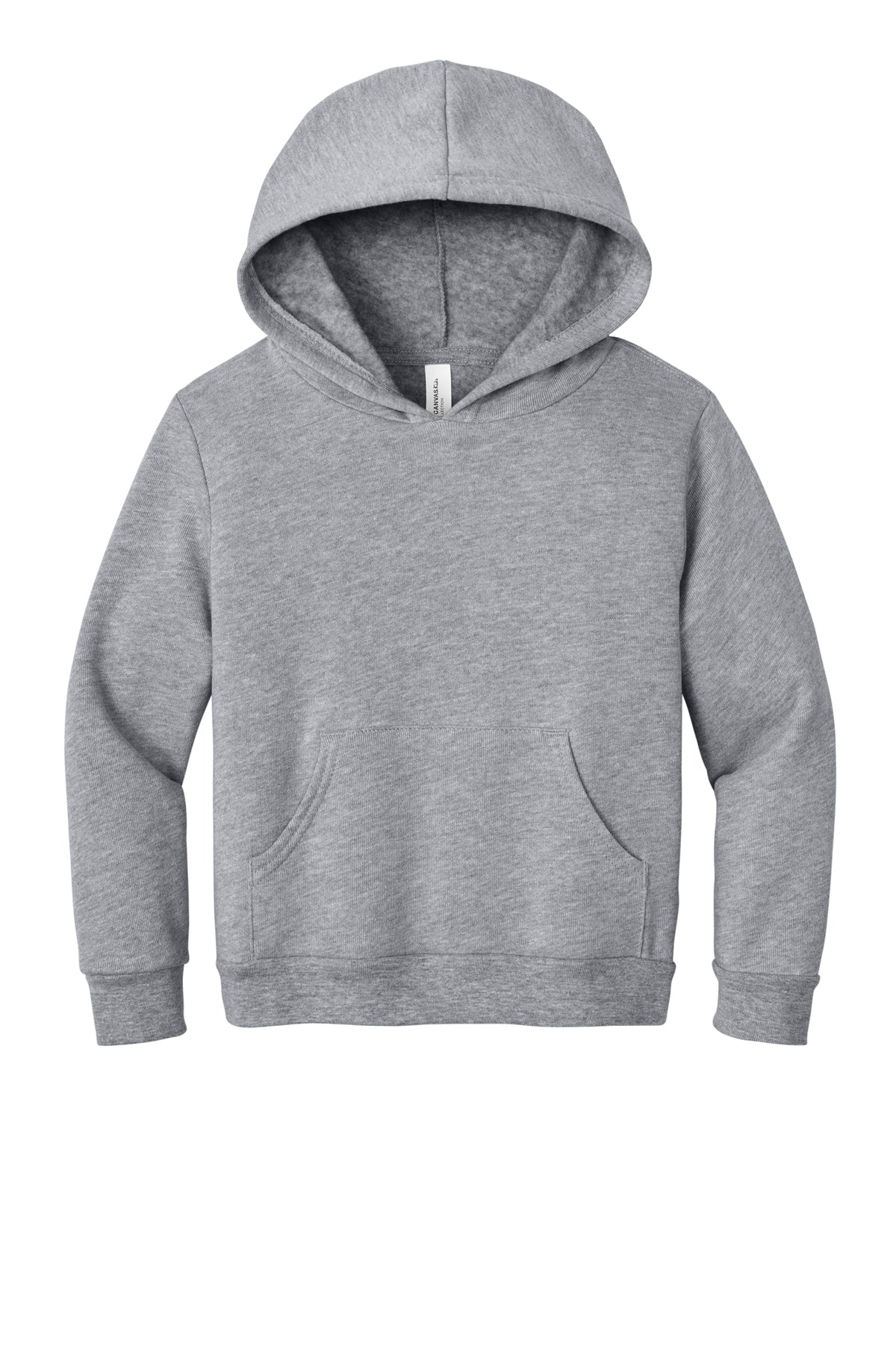 Bella Canvas BC3719T Toddler Sponge Fleece Hooded Sweatshirt, front view
