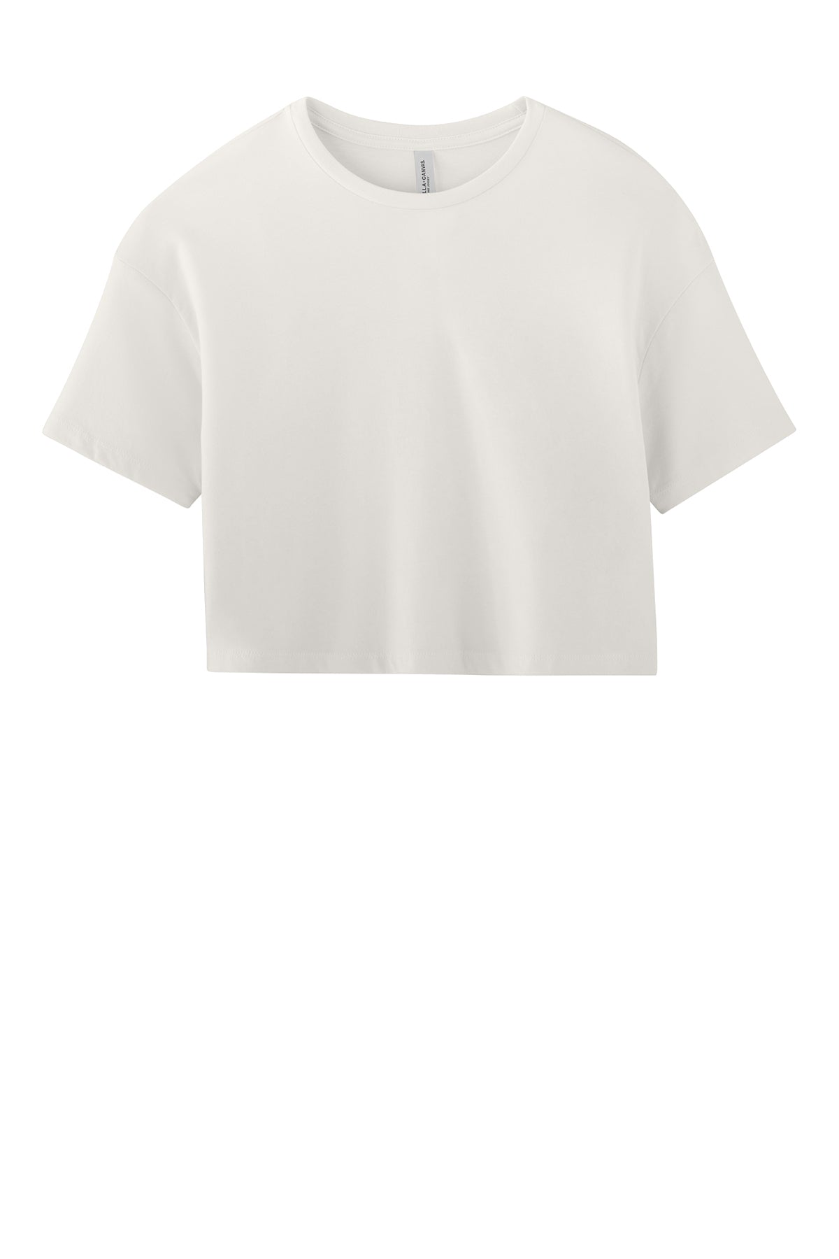 Bella Canvas BC6482 Women’s Jersey Crop Tee, front view