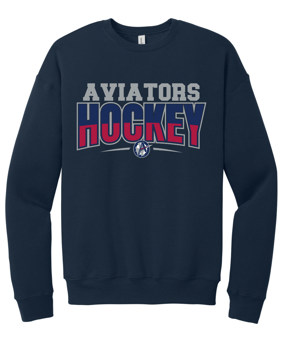 Aviators Hockey Unisex 10oz Crewneck Sweatshirt