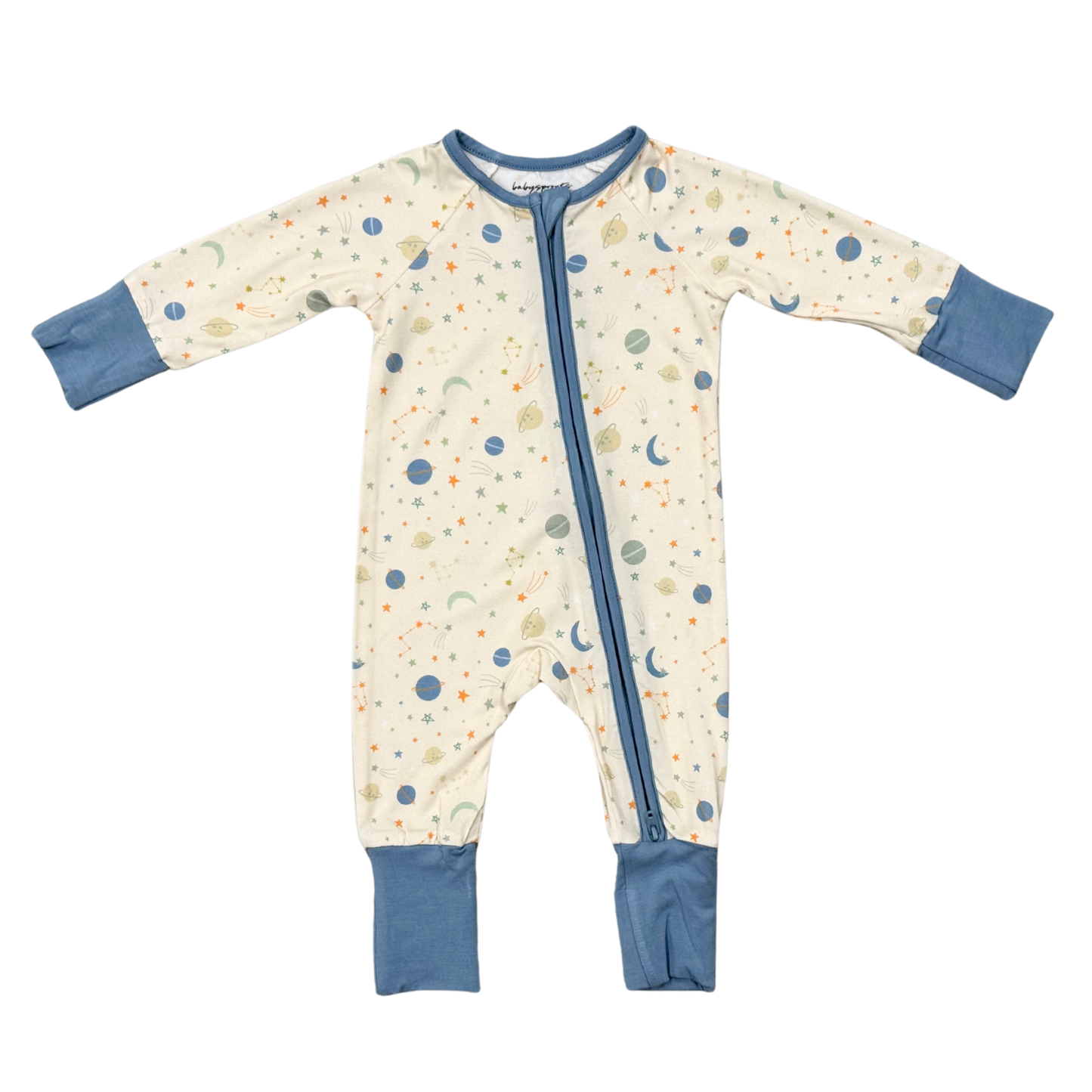 Long Sleeve Zip Romper