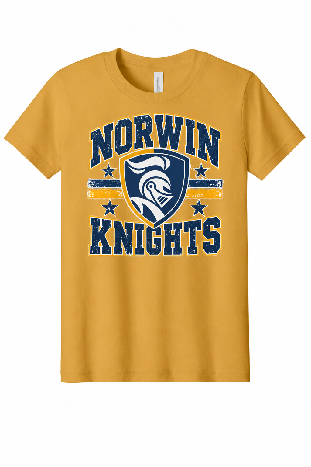 Norwin Distressed Crest BC3001Y Mustard