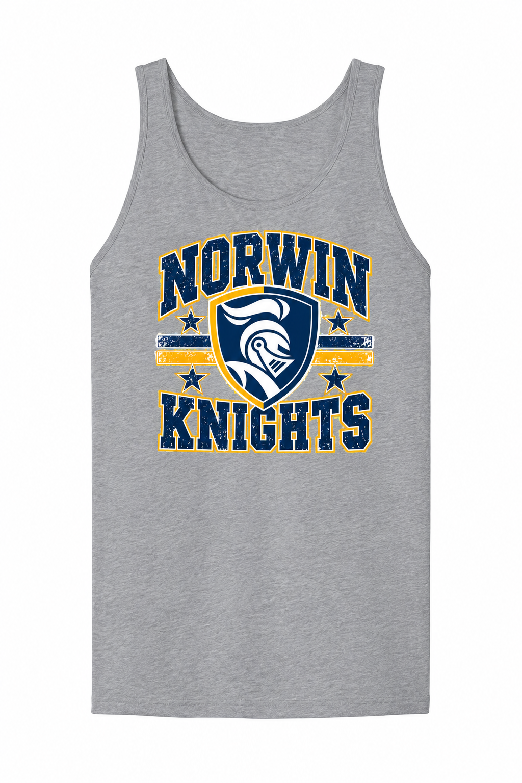 Norwin Distressed Crest BC3480 Athletic Heather
