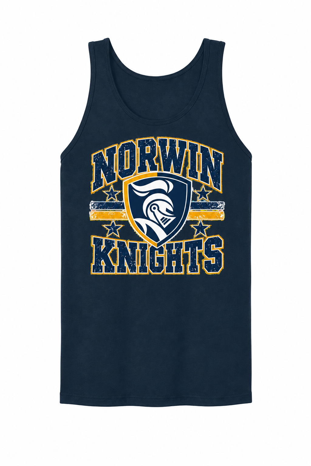 Norwin Distressed Crest BC3480 Navy