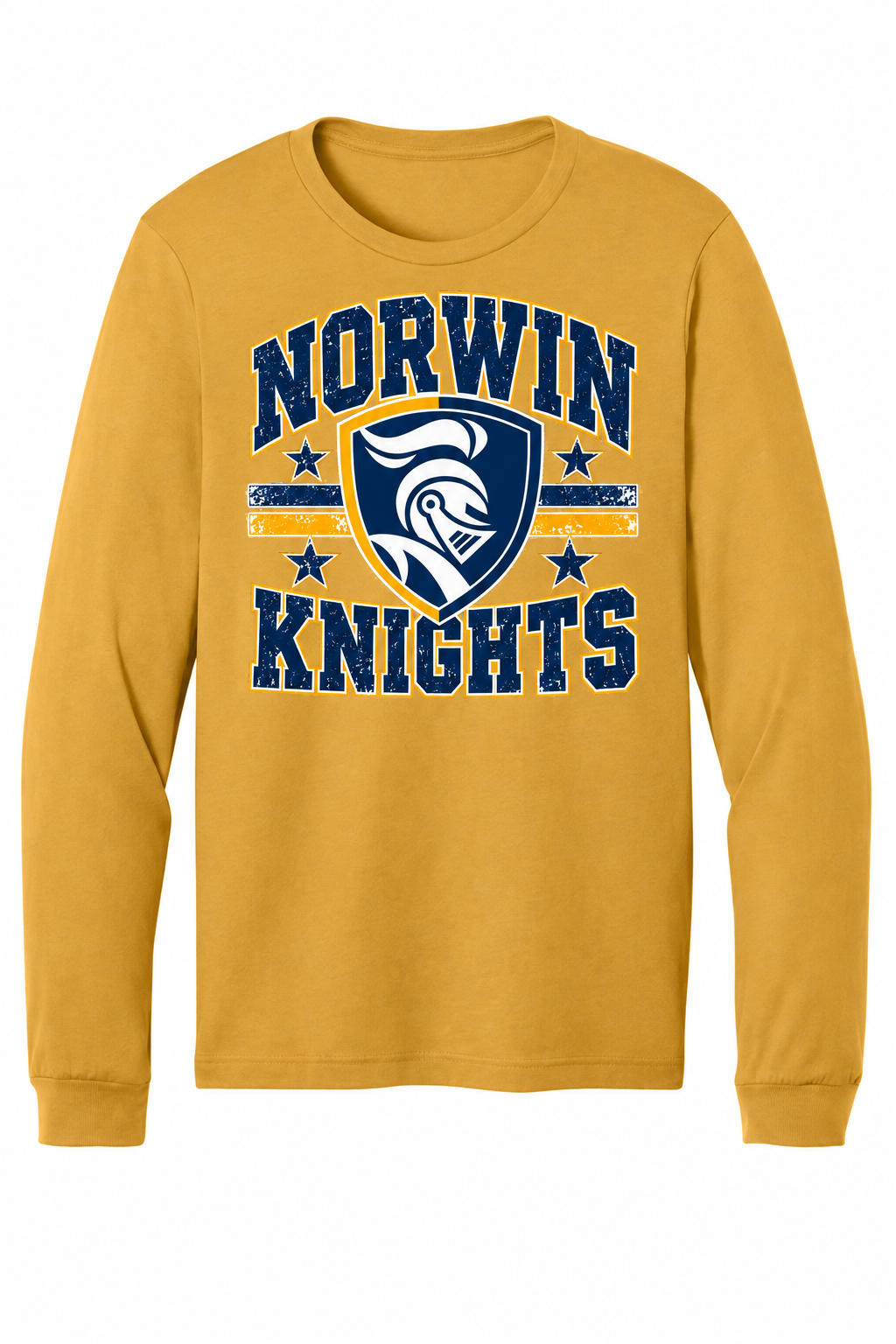 Norwin Distressed Crest BC3501 Mustard