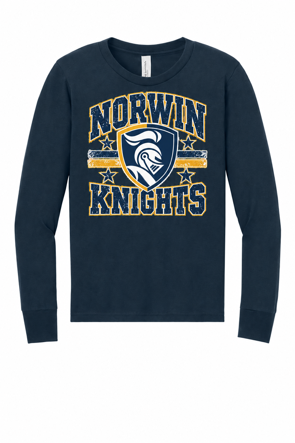 Norwin Distressed Crest BC3501Y Navy