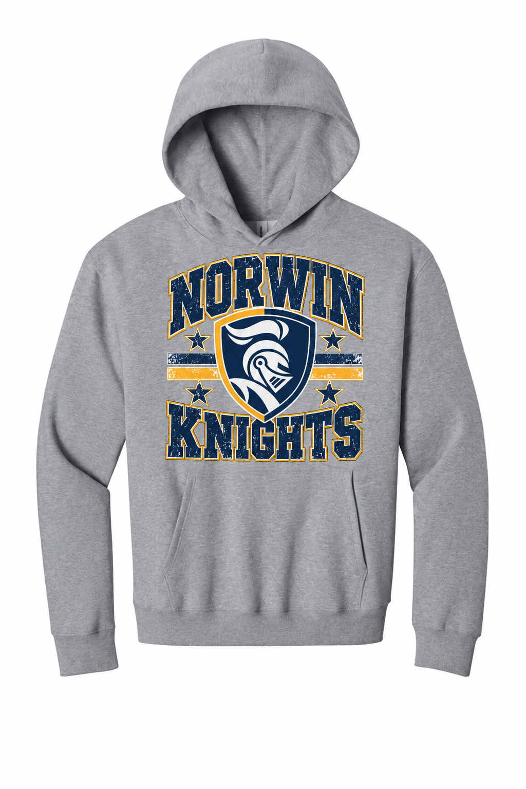 Norwin Distressed Crest BC4719 Athletic Heather