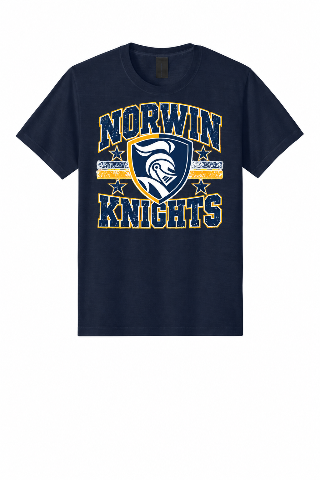 Norwin Distressed Crest BC4810GD Navy