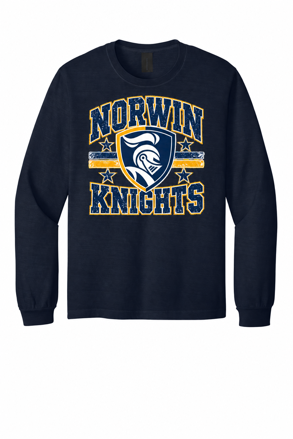 Norwin Distressed Crest BC4851GD Navy