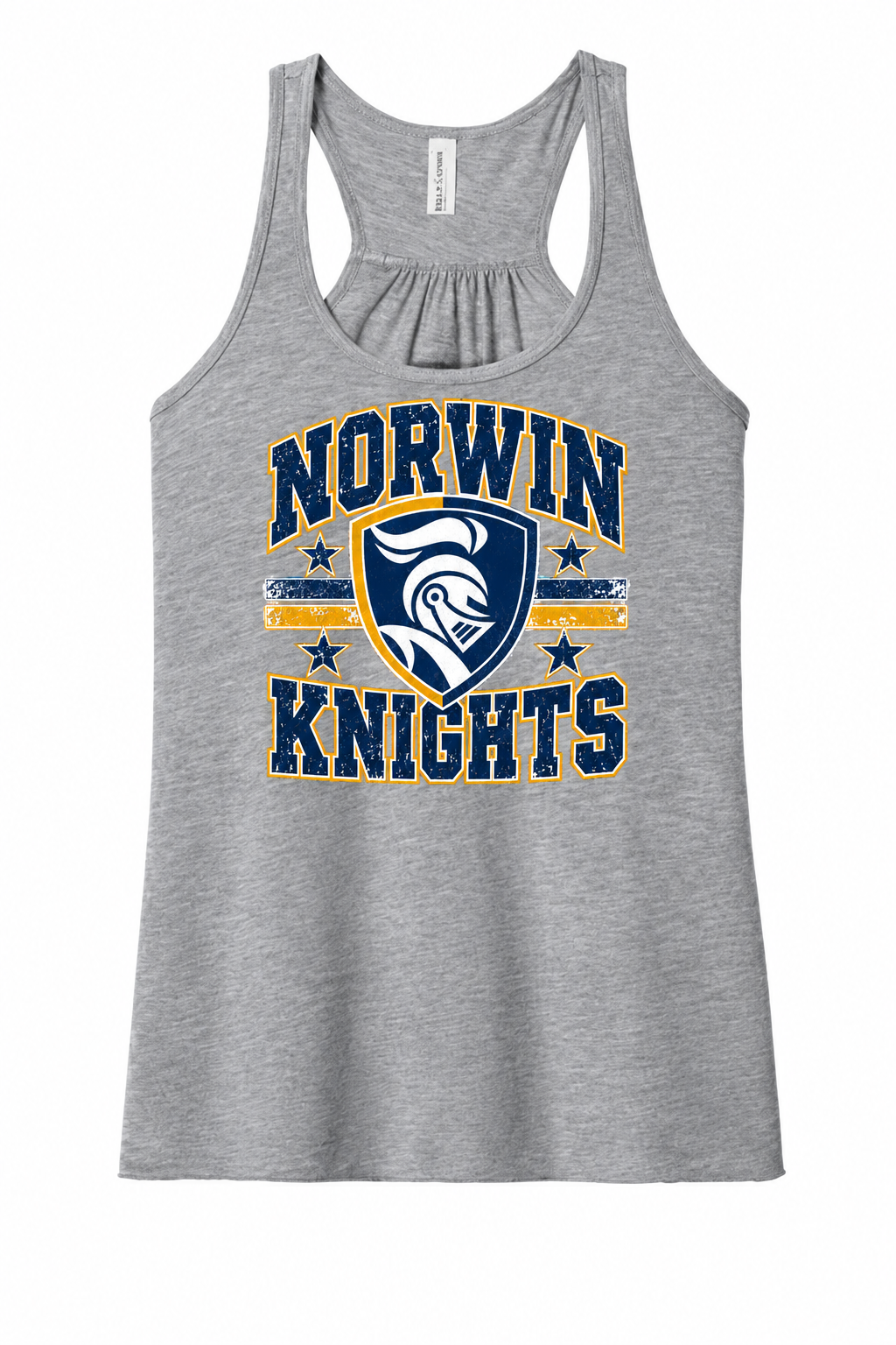 Norwin Distressed Crest BC8800 Athletic Heather