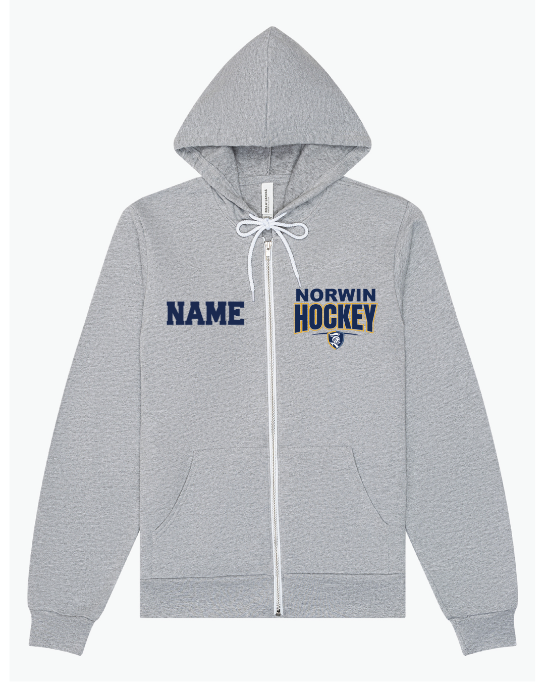 BC Norwin Hockey Small Shield Adult & Youth Fleece Full-Zip